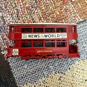 Antique Red London Transport Model